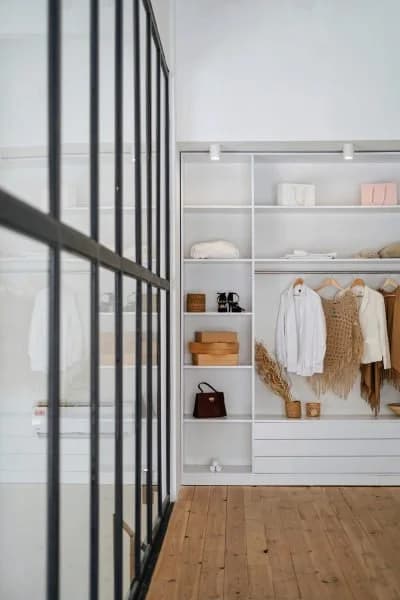 camera de dressing in mansarda 