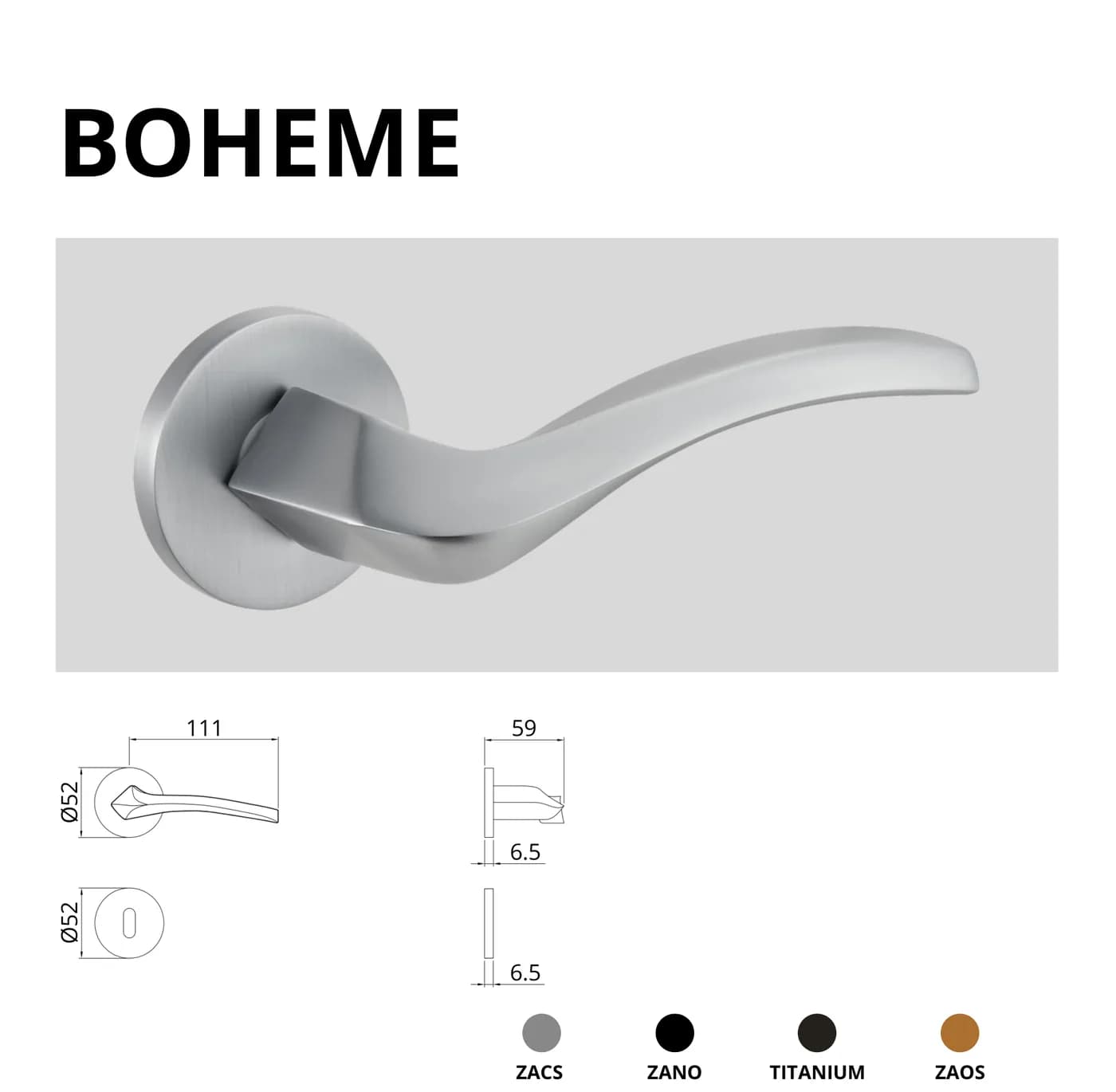 Model BOHEME din colectia Ghidini Lirica