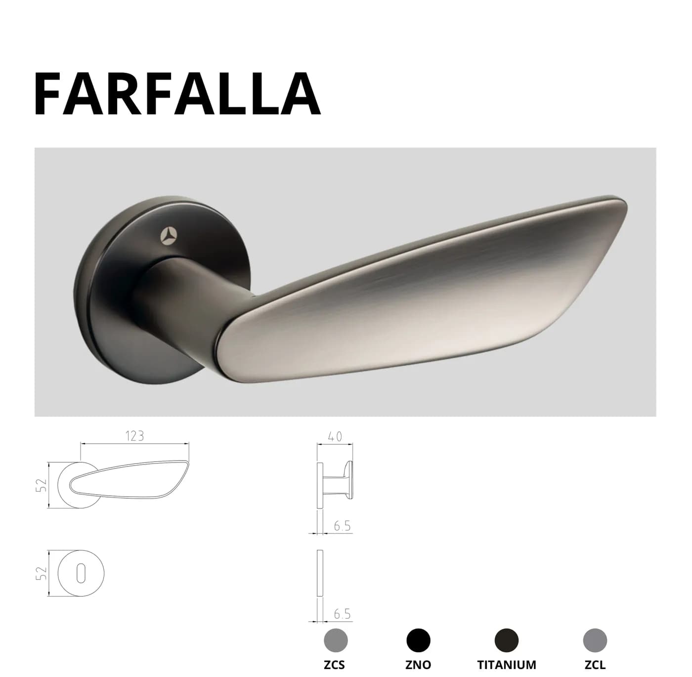 Model FARFALLA din colectia Ghidini Lirica