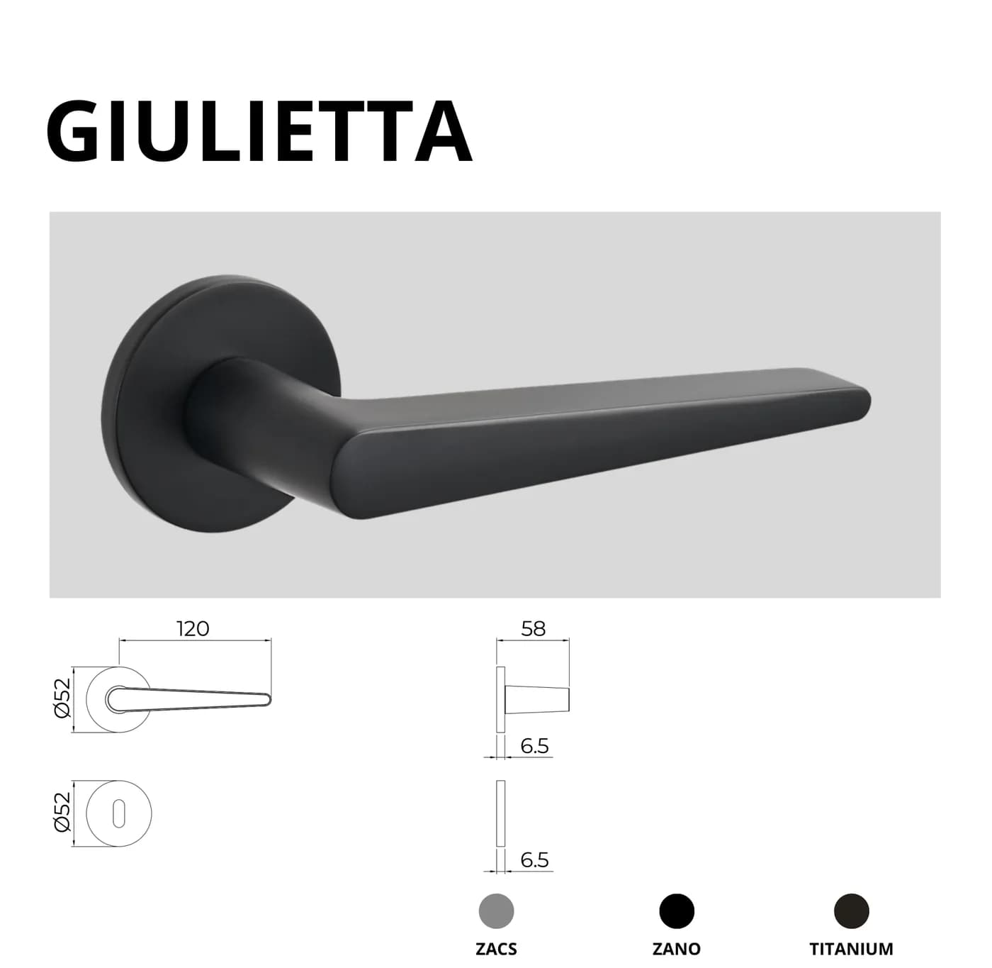 Model GIULIETTA din colectia Ghidini Lirica