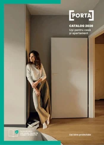 Coperta catalogului PORTA 2026 de usi de interior
